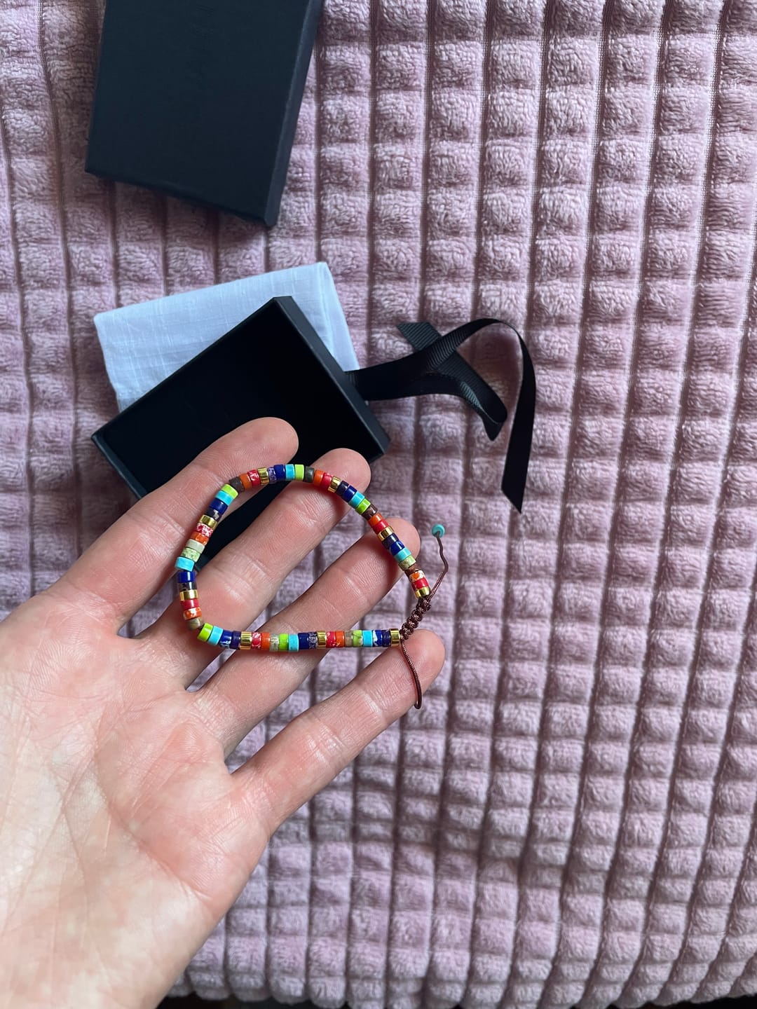 Customer photo review of 7 Chakras Energética | Pulsera | Equannt
