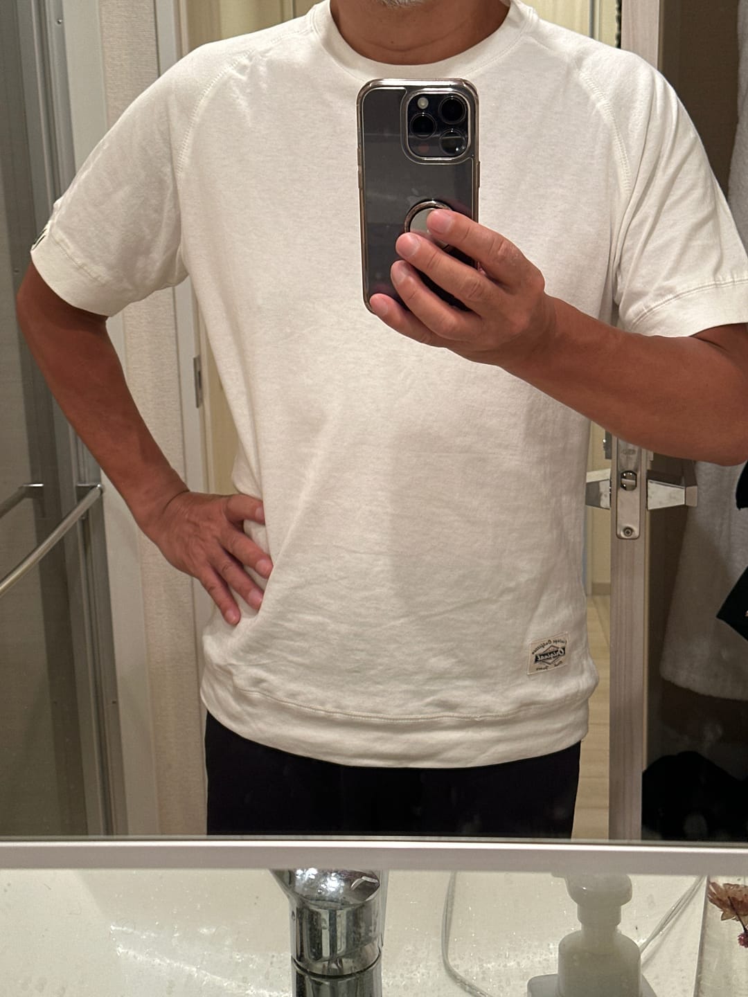 Customer photo review of 多色展開　ラグランスリーブコットンTシャツ