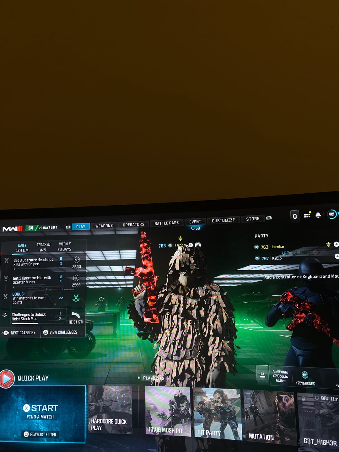 Customer photo review of MW2 - Jack Links