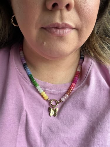 Customer photo review of Frankie Necklace