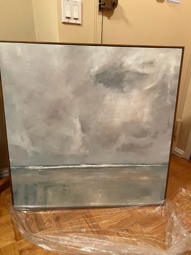 Customer photo review of Netural Abstract Painting #ABAS79