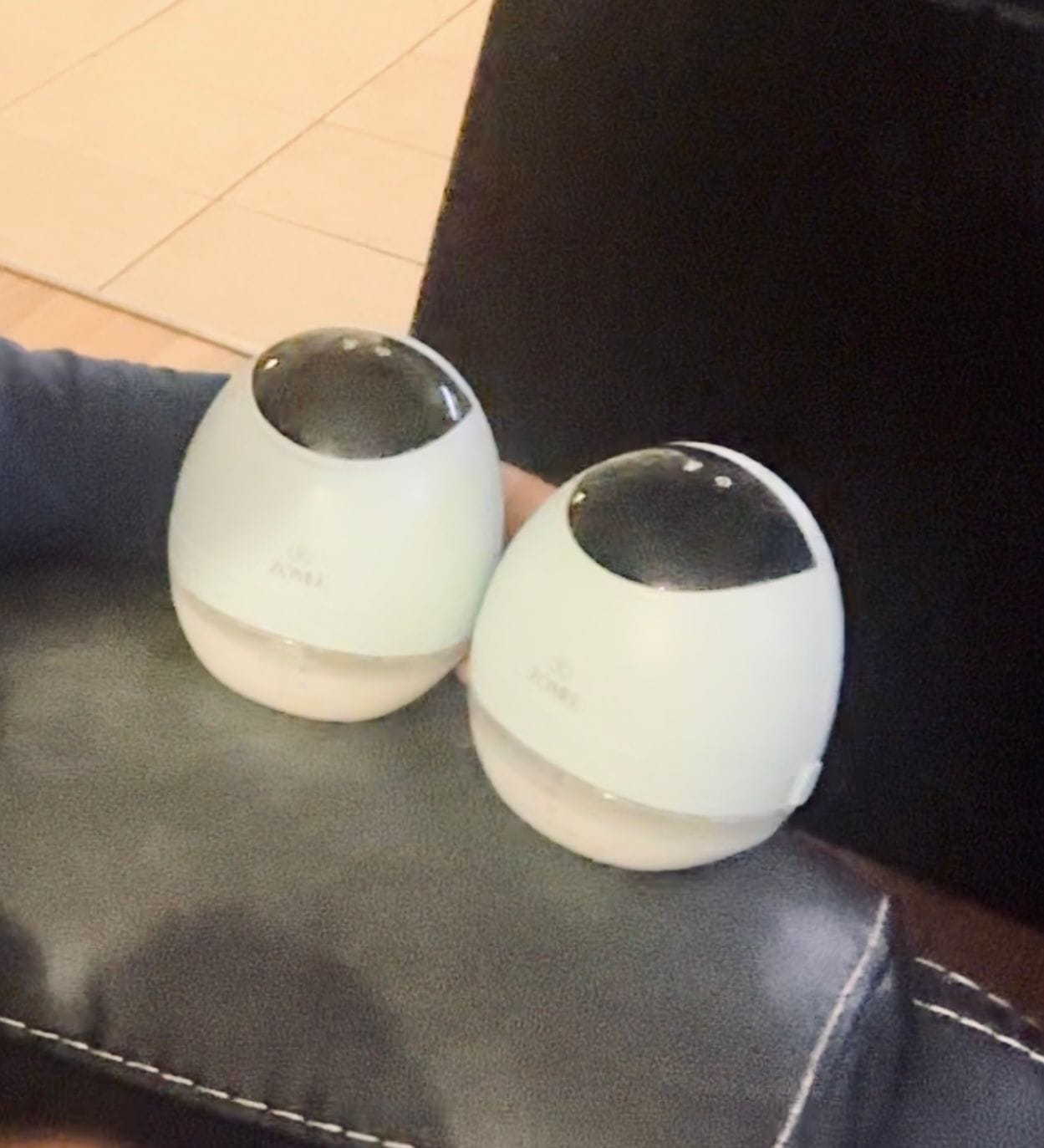 Customer photo review of Zomee Fit Wearable Hands Free Breast Pump