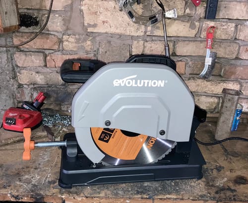 Customer photo review of Lame multi-matériaux TCT 355mm Evolution 36 dents alésage 25,4mm pour scie à tronçonner