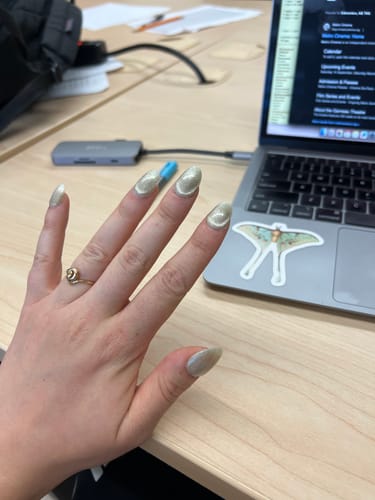 Customer photo review of Martini Queen Press On Nails (24PC)