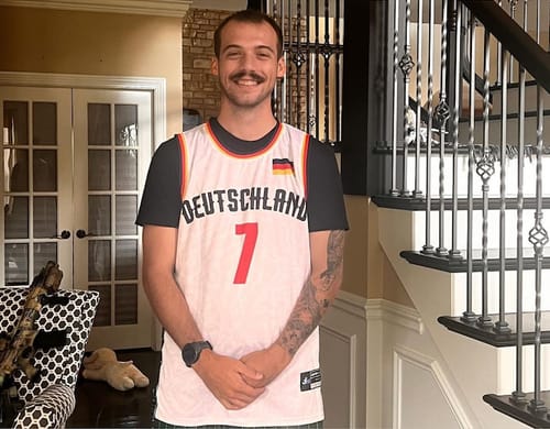 Customer photo review of Germany Custom Basketball Jersey