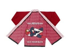 Customer photo review of Jesus Sublimation Brazilian Jiu Jitsu Gi (BJJ GI)
