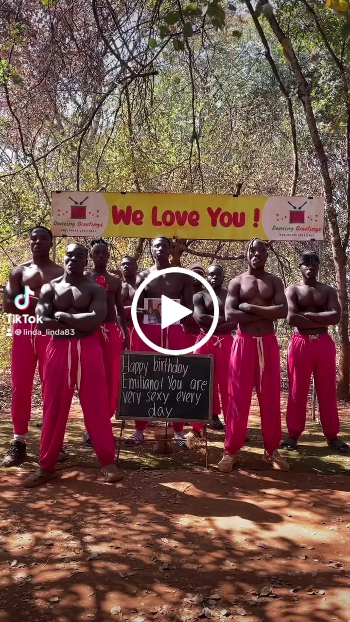 Customer video review of Greeting Video from Africa - Pink Pants