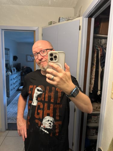 Customer photo review of FIGHT FIGHT FIGHT T-Shirt