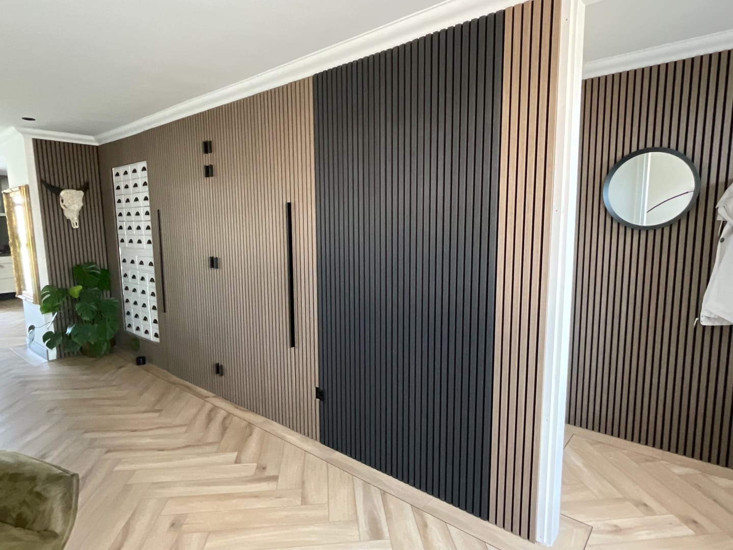 Customer photo review of AkuPanel Zwart Eiken-Hout-240cmx60cm