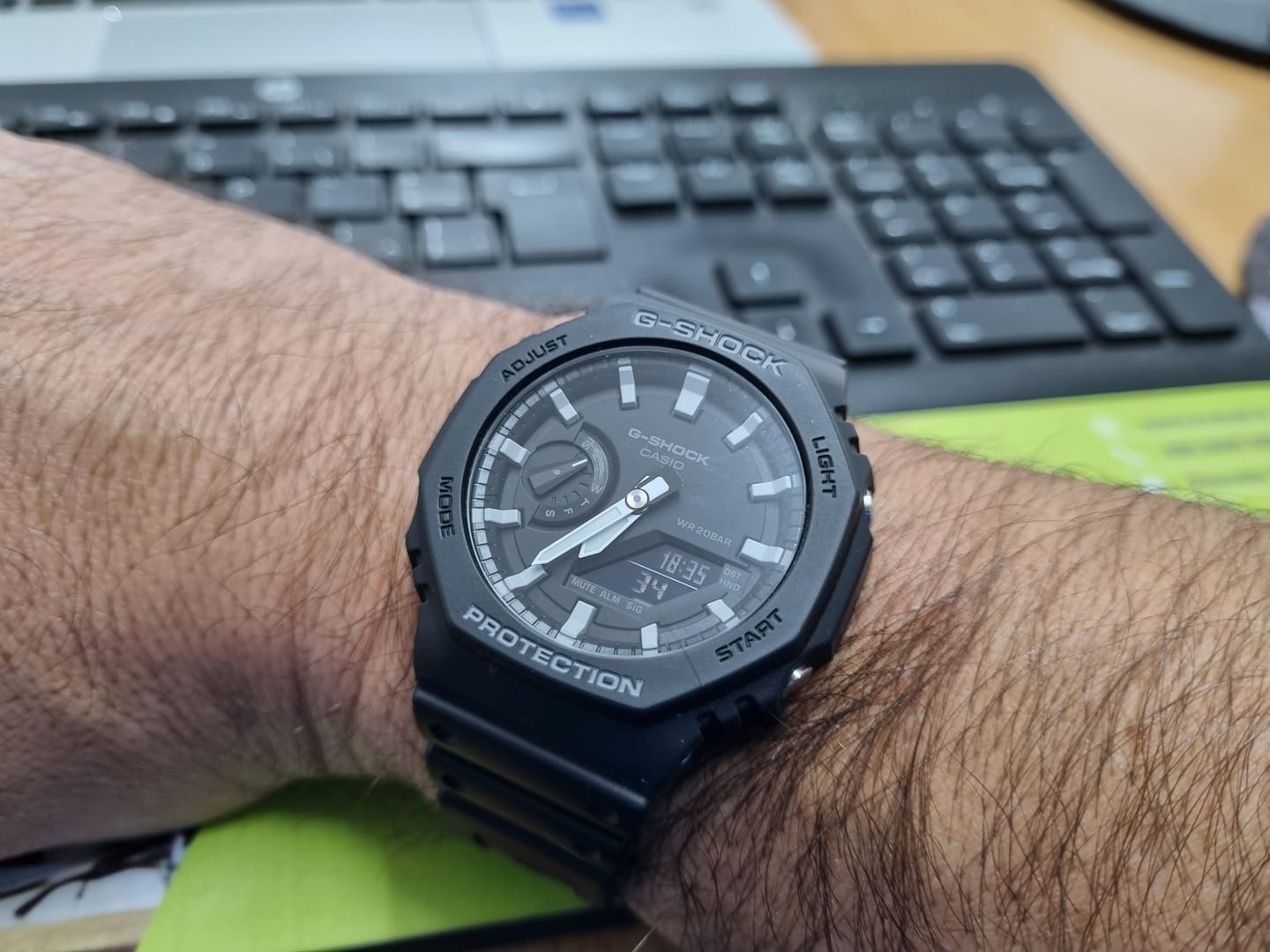 Customer photo review of Reloj Casio G-Shock Royal Oak "Casioak" GA-2100-1ADR Carbon Core Negro