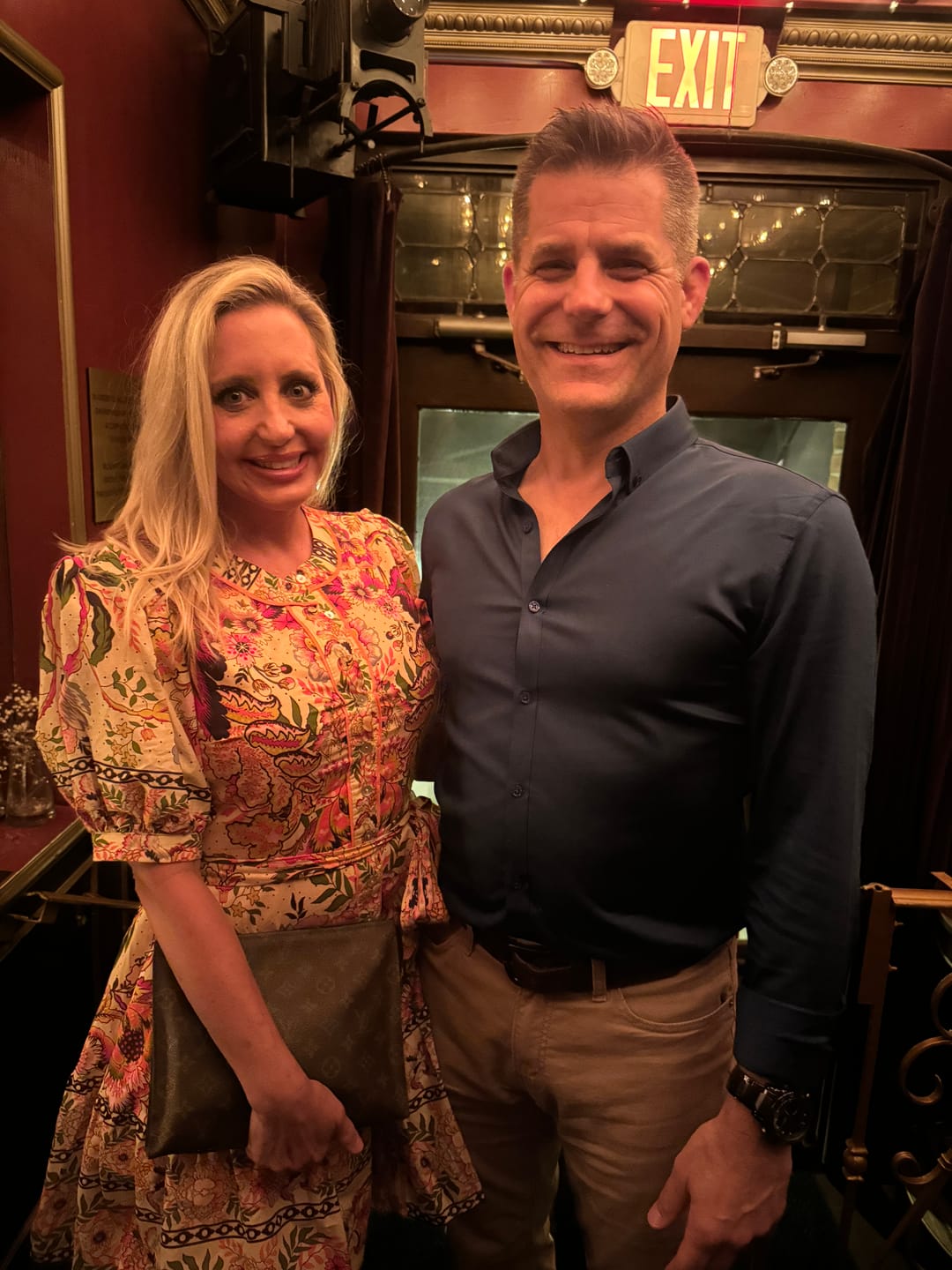Customer photo review of Bamboo Satin Stretch Shirt - Deep Teal