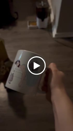 Customer video review of Personalized Cat Dad Mug