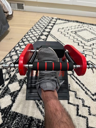 Customer photo review of Calf Buster V2 - Calf Extension Machine for Calf Growth, Strength, Rehab, Ankle Strength