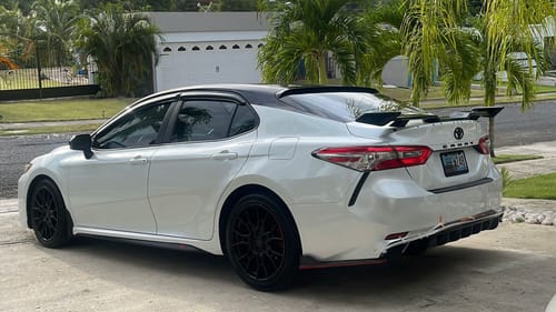 Customer photo review of Fit 2018-2024 Toyota Camry TRD Style Rear Trunk Spoiler ABS Painted (Gloss Black)