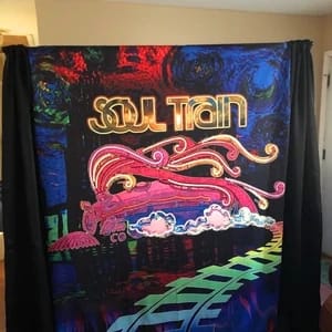 Customer photo review of Soul Train Photo Backdrops Backgrounds and Banners