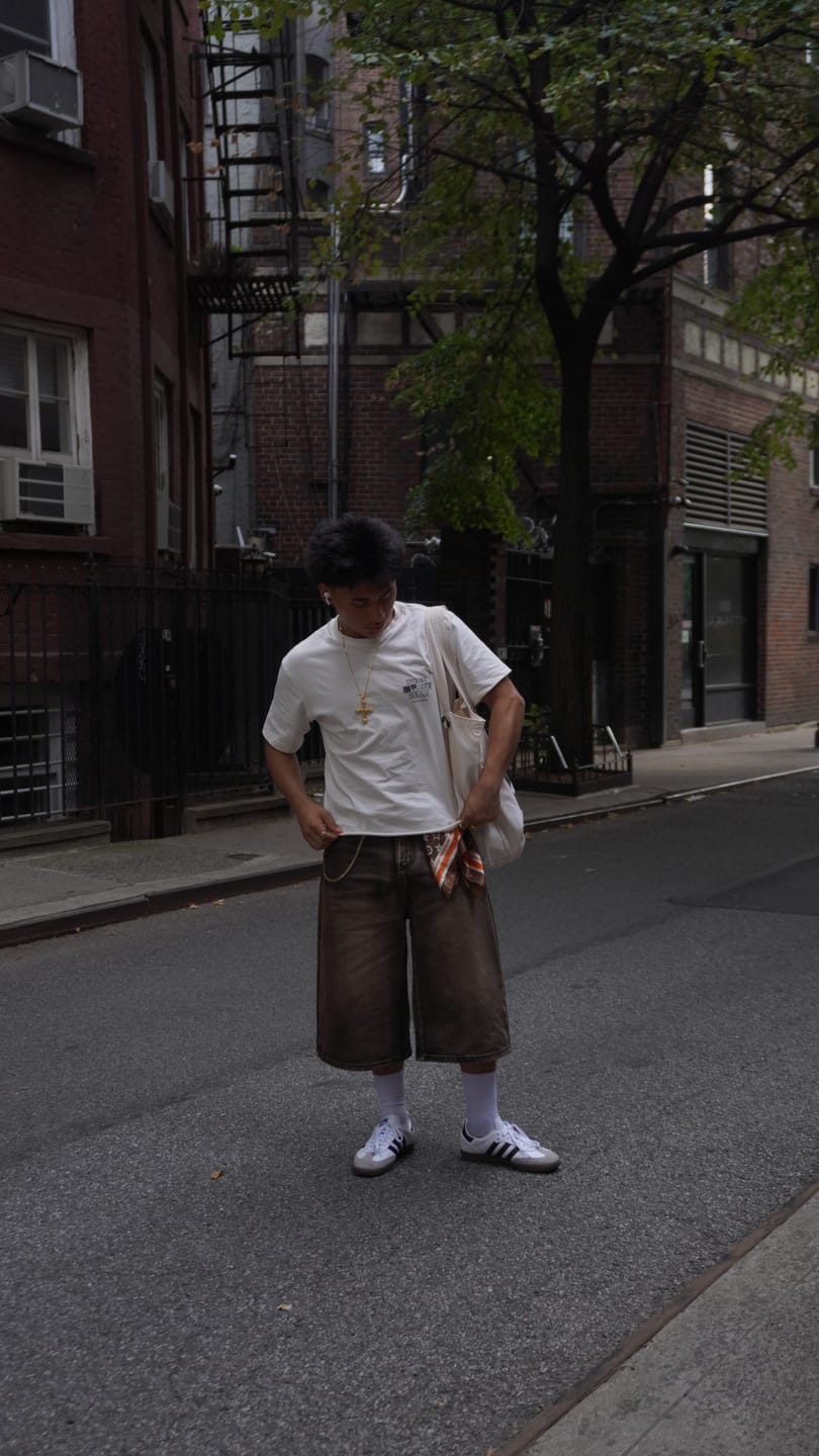 Customer photo review of Aelfric Eden Vintage Washed Longline Jorts