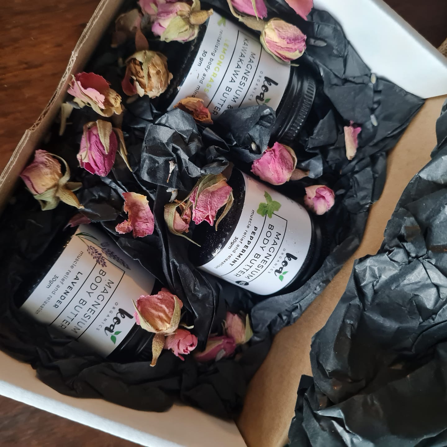 Customer photo review of TRAVEL TRIO: Mini Mag Butter Bundle