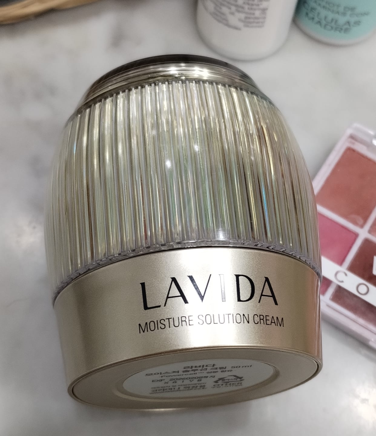 Customer photo review of Crema Hidratante Antiedad LAVIDA Powercell 50ml