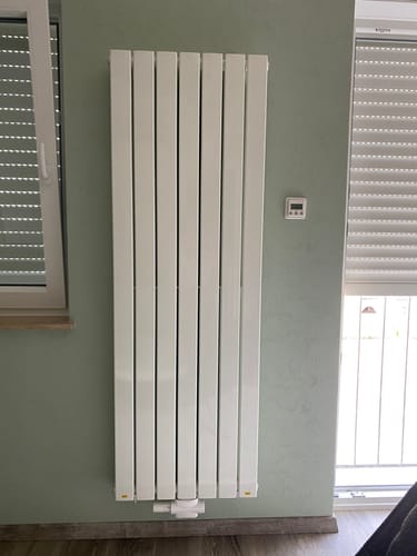 Customer photo review of SONNI Flach Heizkörper Paneelheizkörper Wandheizung Mittelanschluss 1600*539mm Weiß