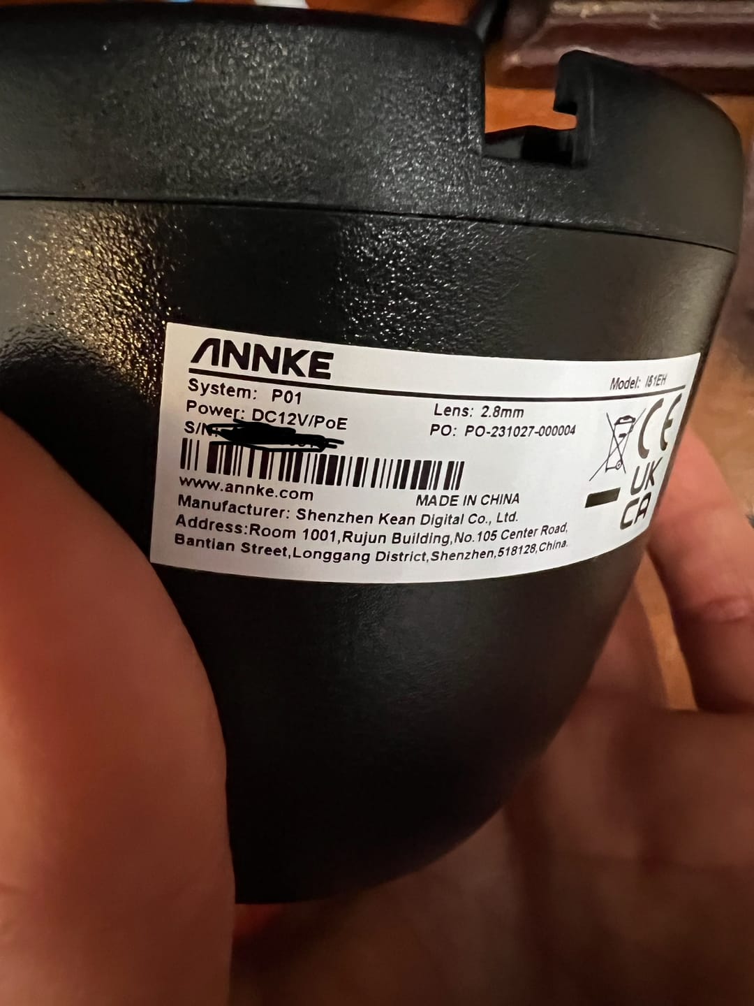 Customer photo review of AC500 - 3K Dual Light Outdoor PoE Security Camera, Color & IR Night Vision, 3072*1728 Resolution, f/1.6 Aperture (0.005 Lux), Human & Vehicle Detection, Built-in Microphone, IP67