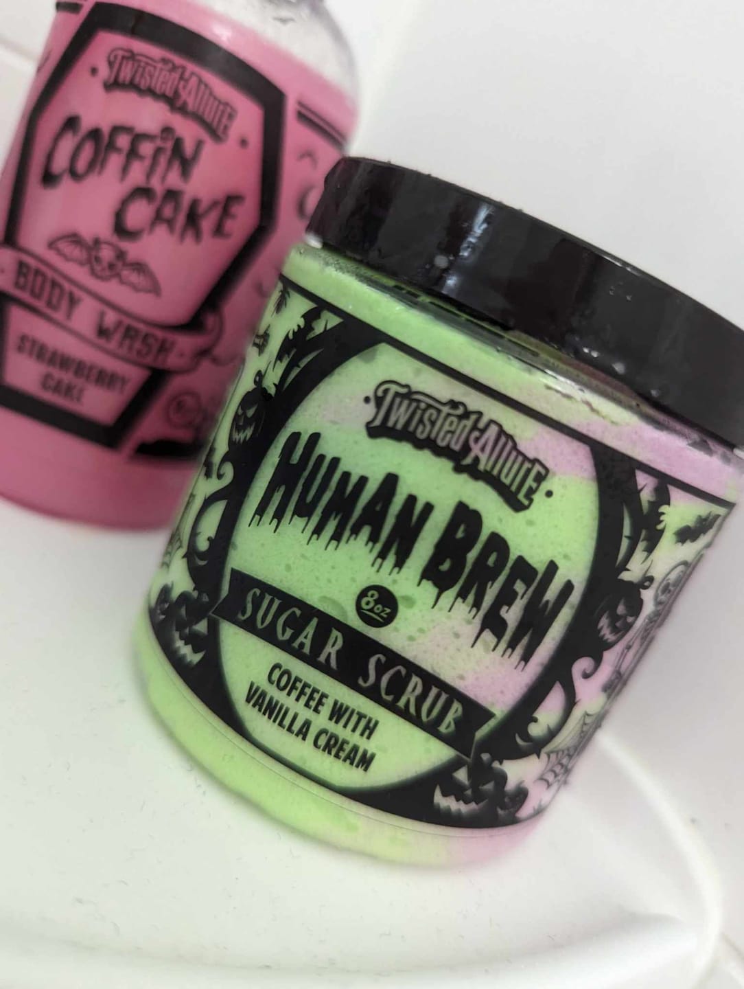 Customer photo review of Human Brew Sugar Scrub           (Coffee & Vanilla Cream)