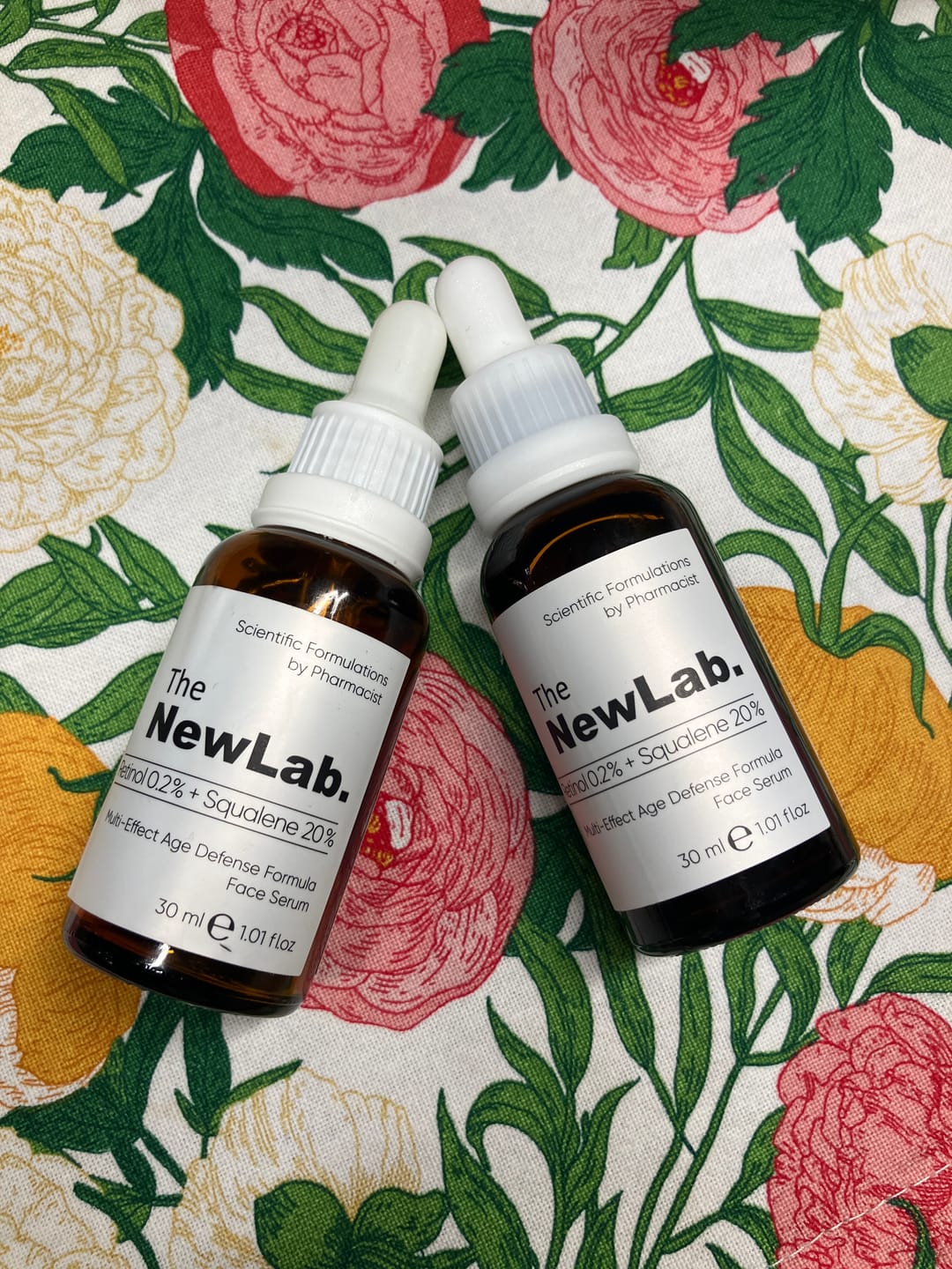 Customer photo review of Anti-Aging-Gesichtsserum Retinol 0.2 % + Squalen 20 %
