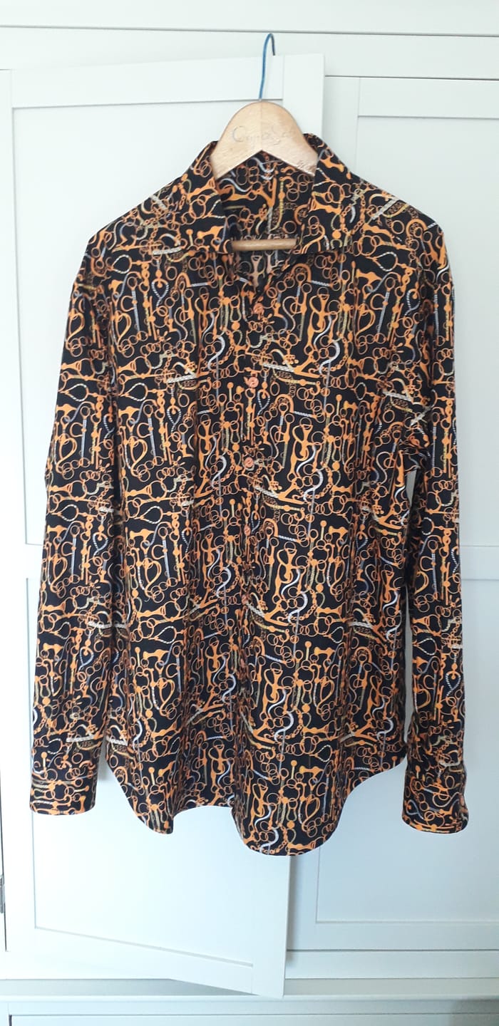 Customer photo review of Chains and Ropes Cotton Poplin Fabric