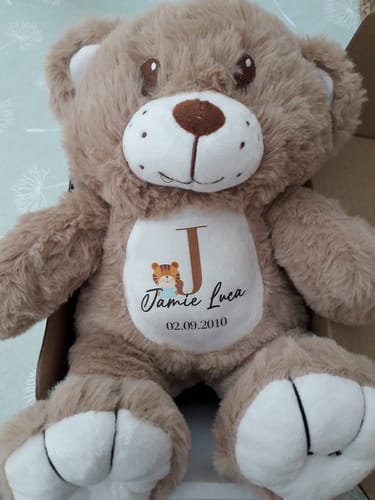 Customer photo review of Initiale - Kinder-Kuschelbär