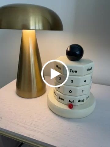 Customer video review of Tactile Calendar