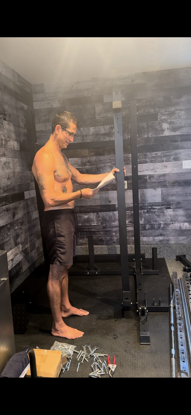 Customer photo review of Barre olympique 7 pieds à bearing Lion Fitness