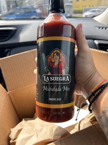 Customer photo review of La Suegra Michelada Mix