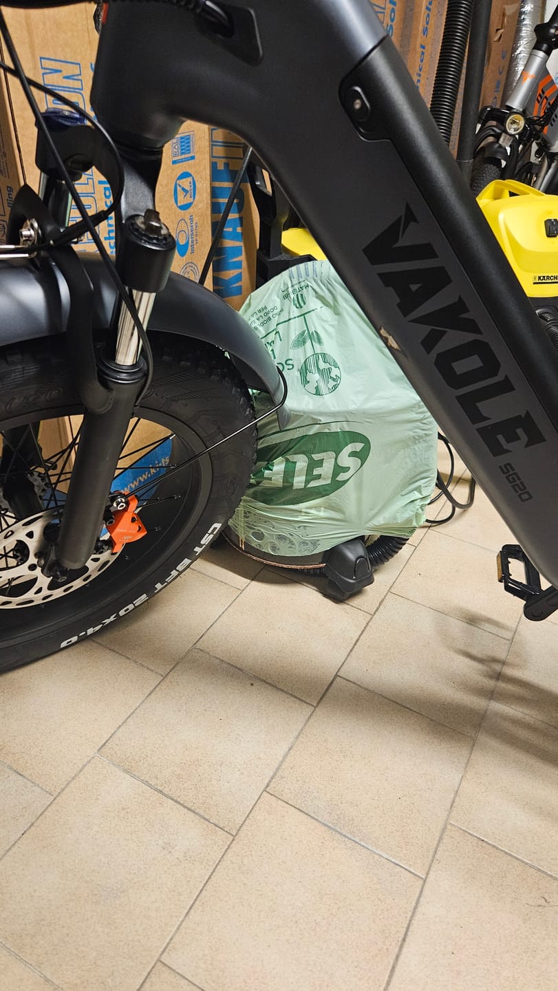 Customer photo review of Vakole SG20 Upgraded Version 250W 20" Fat Bike Electric Trekking Bike 48V 15.6Ah Samsung Battery