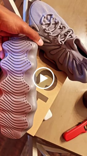Customer video review of adidas Yeezy 450 "Stone Grey" - Men's