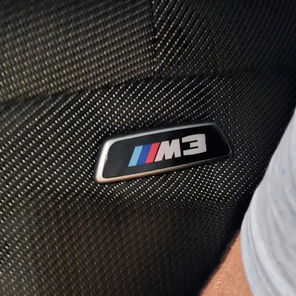 Customer photo review of ILLUMINATED SEAT EMBLEM FOR F80 M3 / F82 M4