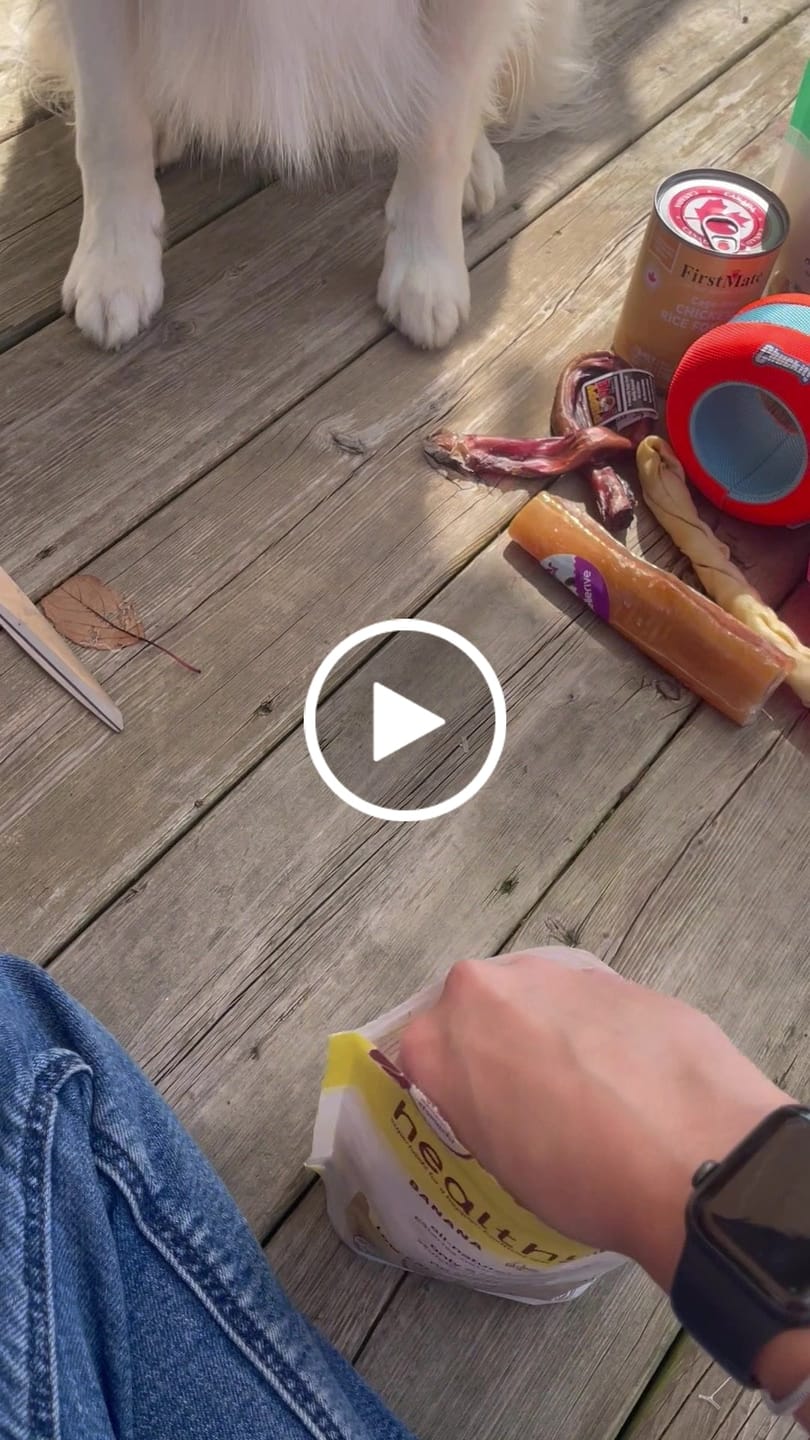 Customer video review of Banana Chips