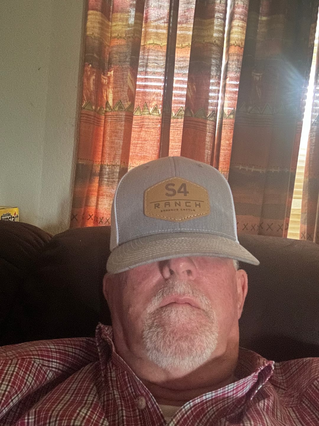 Customer photo review of Richardson 112 Flexfit Snapback Custom Leather Patch Hat