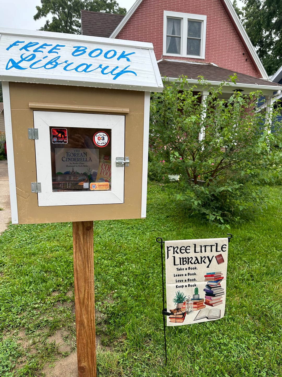 Customer photo review of Little Free Library Official Charter Sign