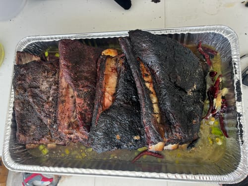 Reseña con foto de un cliente sobre Short Rib 1, 2, 3 Pieza Básica