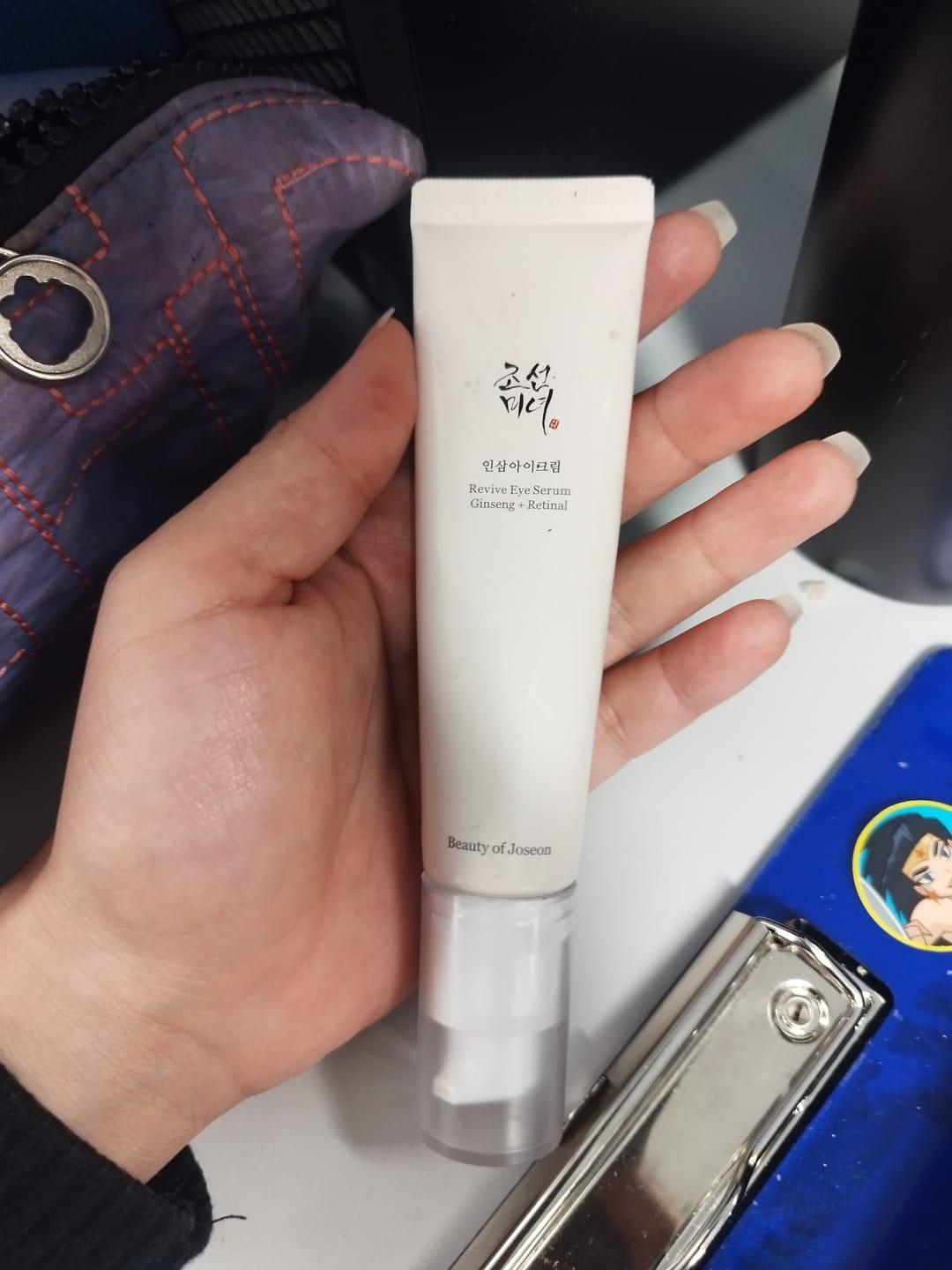 Customer photo review of REVIVE EYE SERUM : GINSENG + RETINAL 30ml