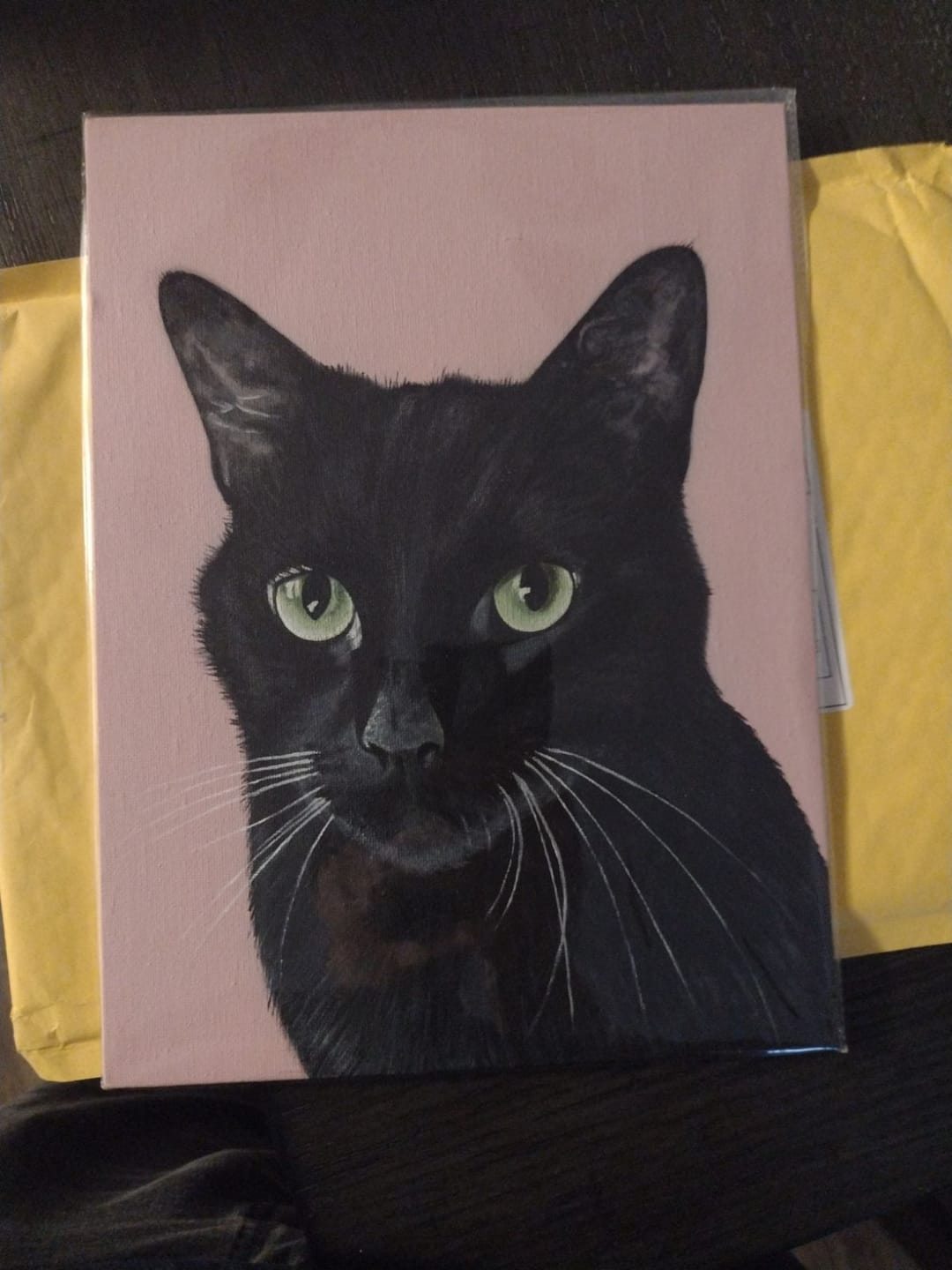 Customer photo review of Custom Pet Painting