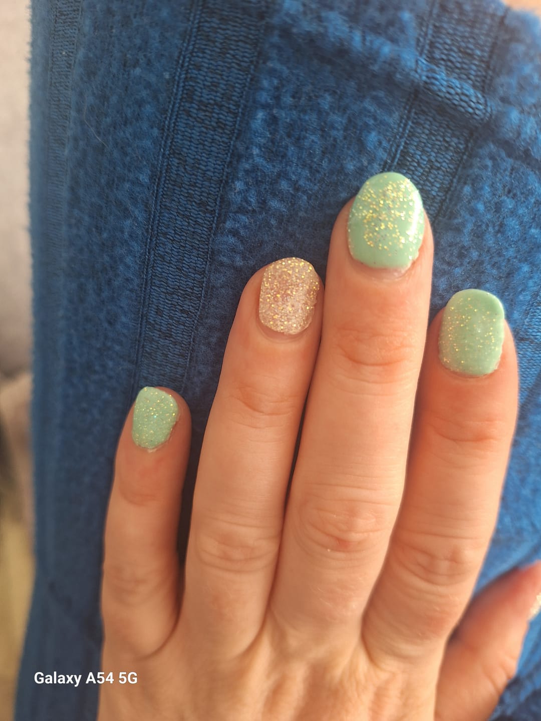 Customer photo review of Bamboo Bliss Dipping Powder