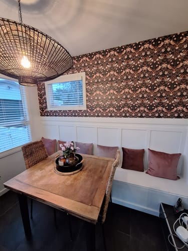 Customer photo review of Baroque Birds Wallpaper - 4 Colours