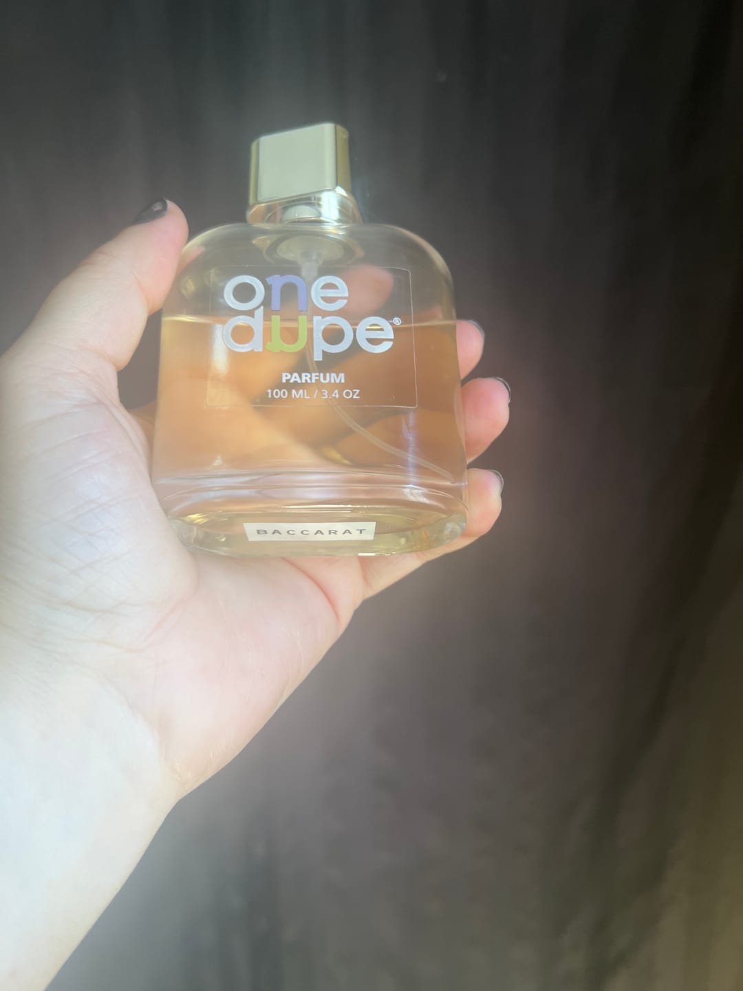 Customer photo review of Perfume inspirado en Baccarat Rouge 540