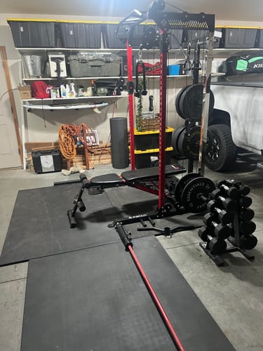 Customer photo review of HR05 Half Rack Functional Trainer