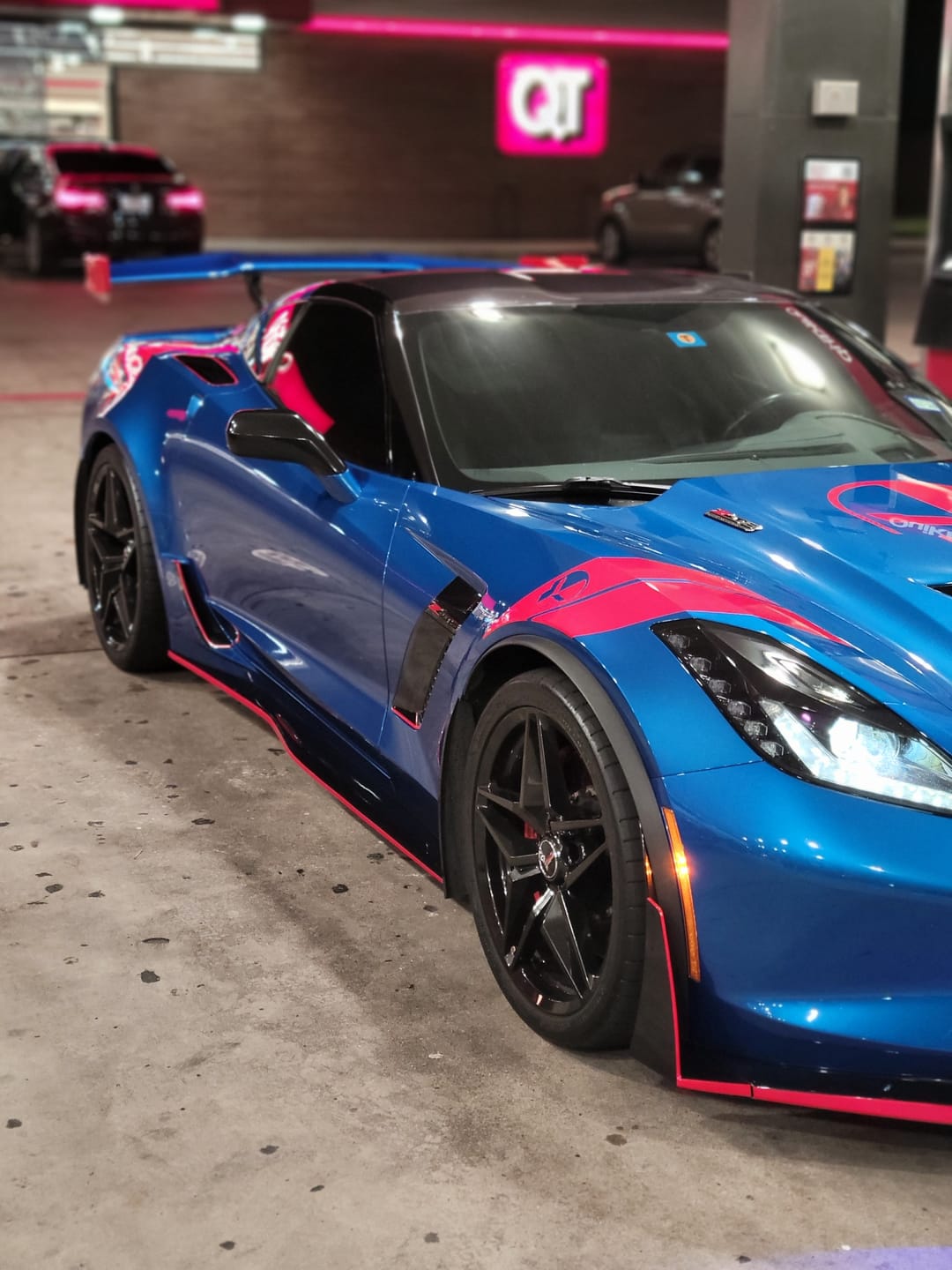 Customer photo review of Corvette C7 ZR1 ZTK Conversion Rear Spoiler High Wing