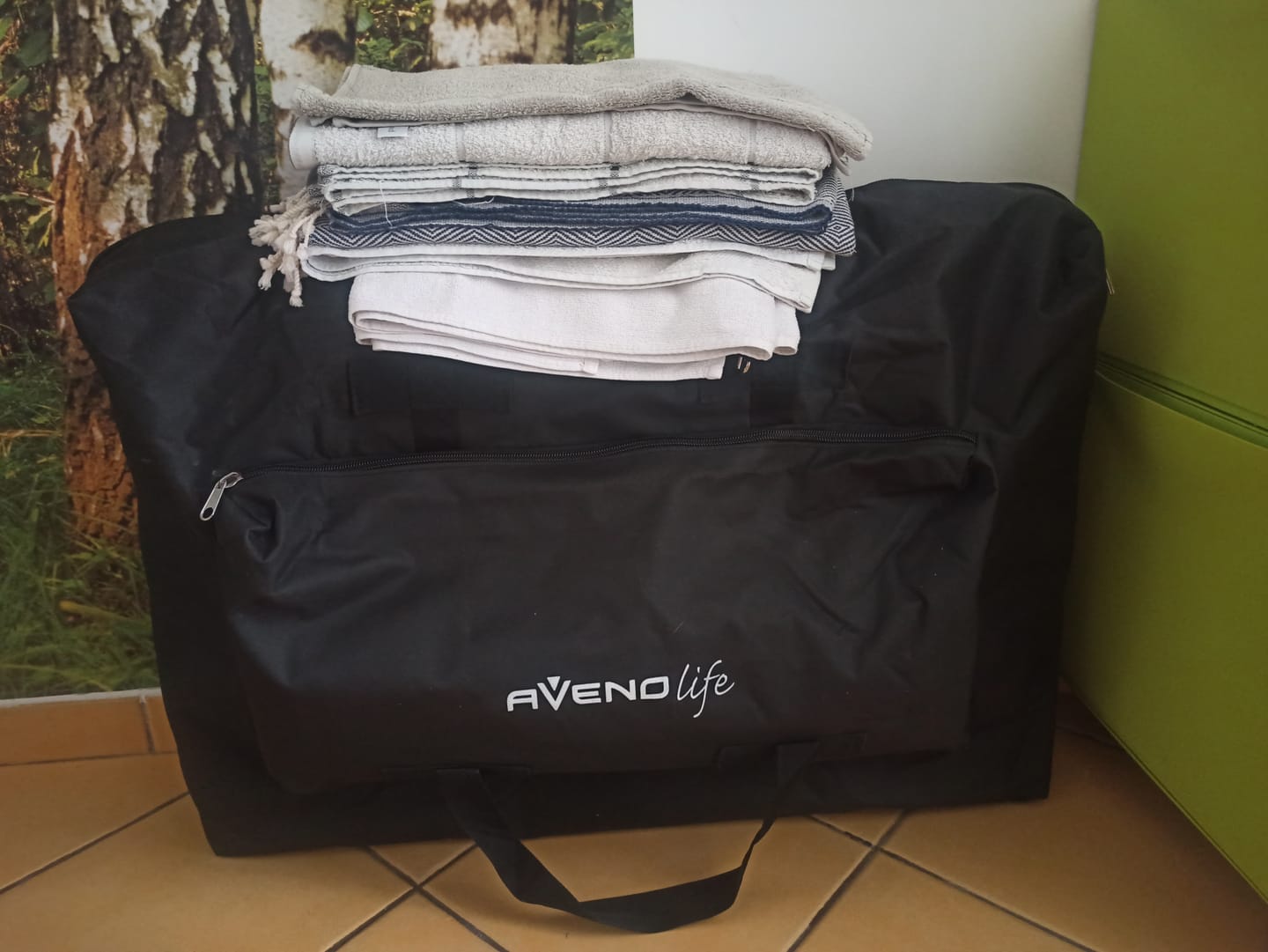 Customer photo review of Massageliege Klappbar Luna Light