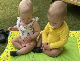 Customer photo review of Non-Slip Baby Socks | Famous Solos 4-Pack