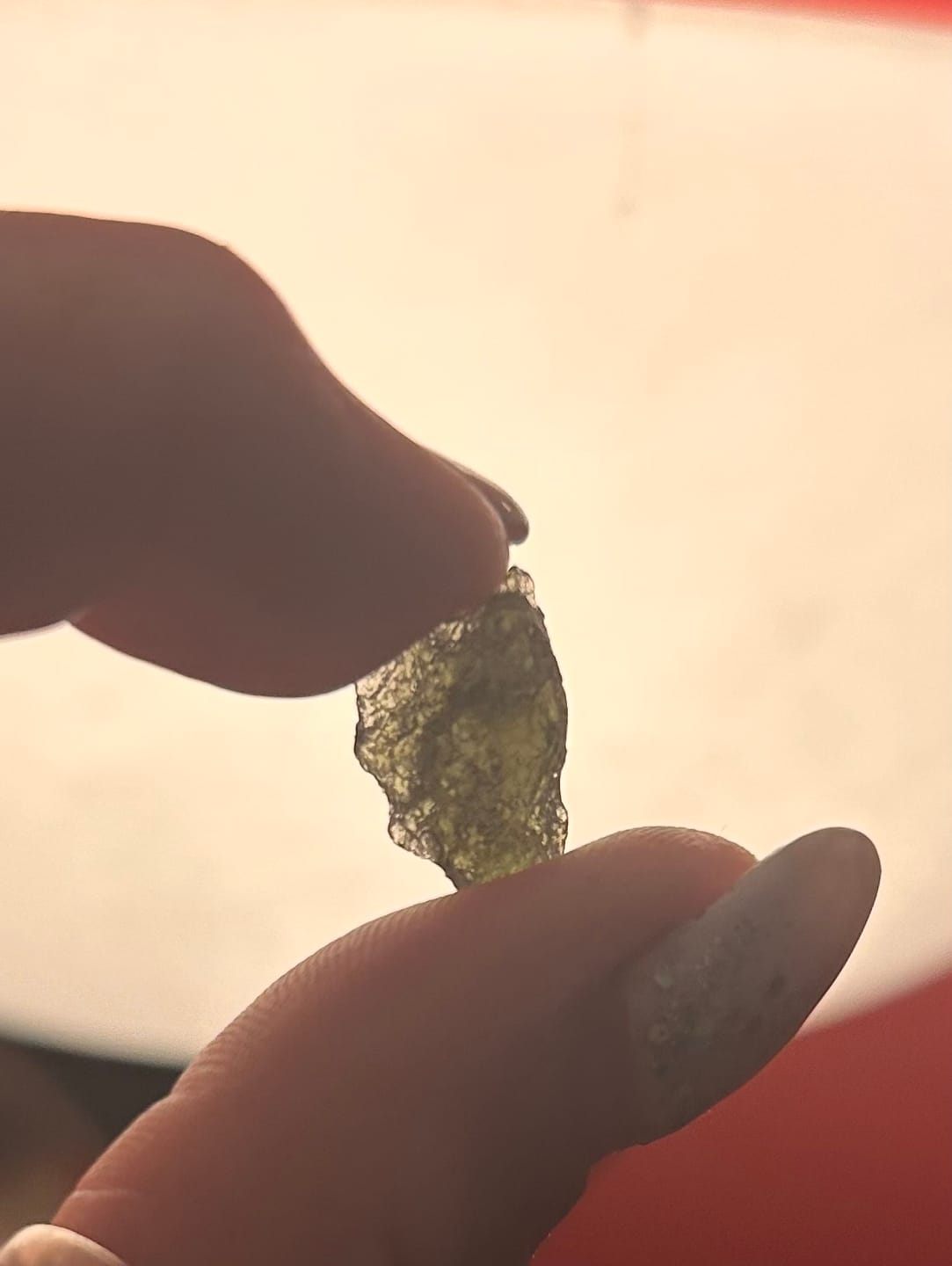 Customer photo review of Moldavite - Rough-Raw Pieces