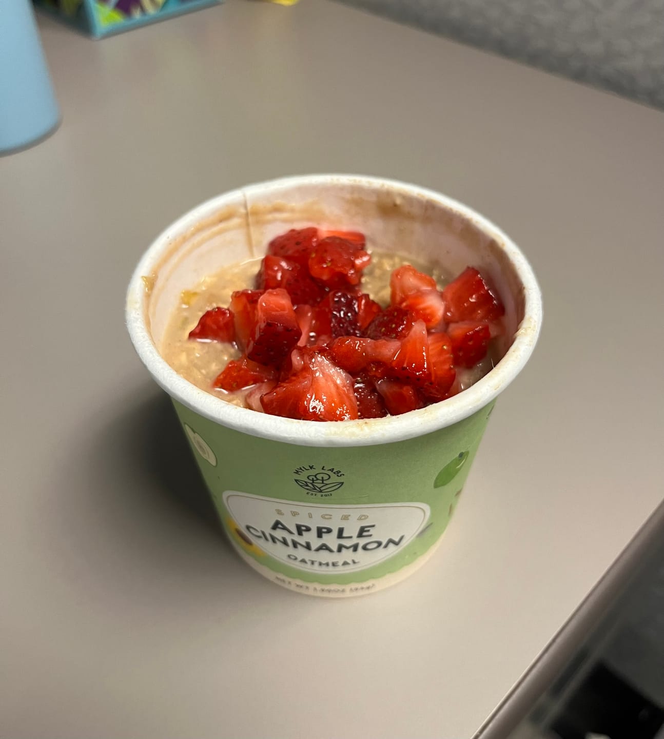 Customer photo review of Apple Cinnamon Oatmeal