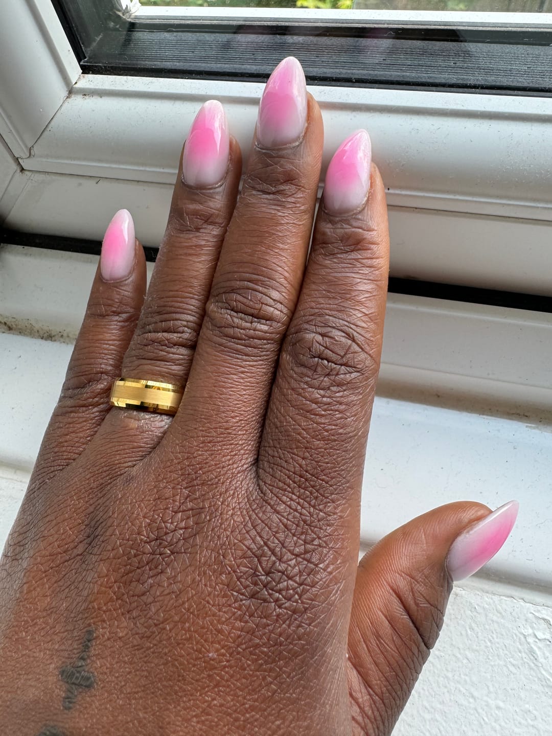Customer photo review of The Gold Brushed Wonder Ring Set